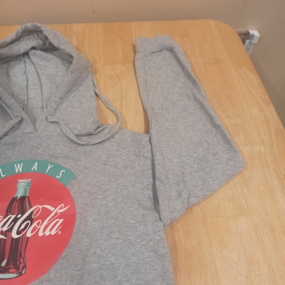 Cropped  sweatshirt Coca cola Hoodie - Picture 4 of 11